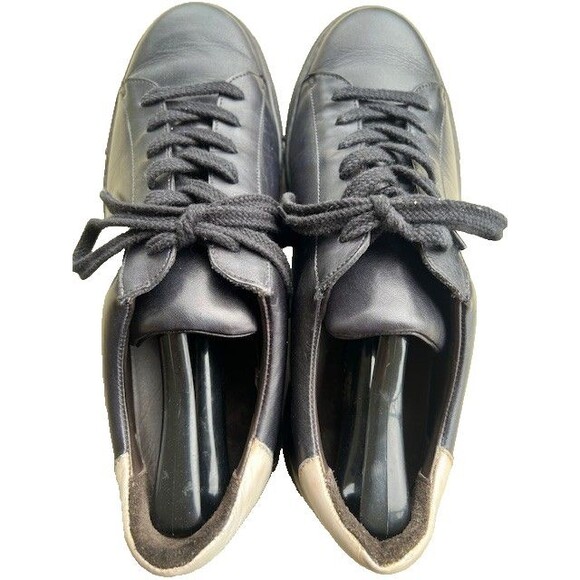 G. Brown Mn’s sz 9.5M Puff Leather Sneakers 2565 Black/Black main image 12